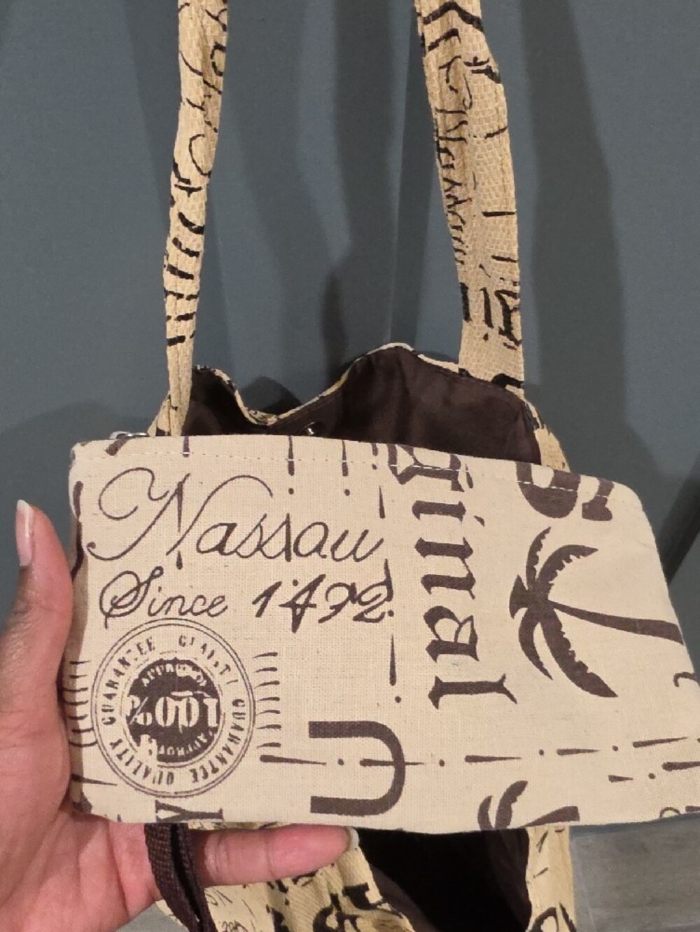 Beige Tote - Picture 3 of 8